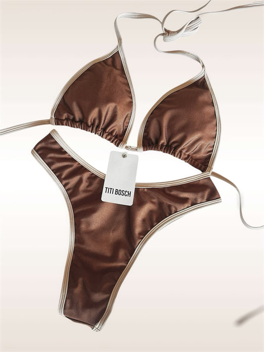 Conjunto bikini café